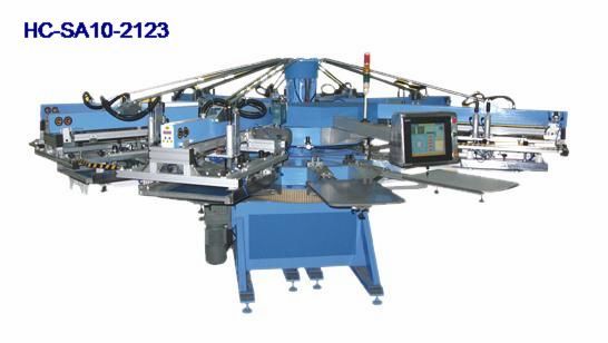 Automatic T shirt screen printer