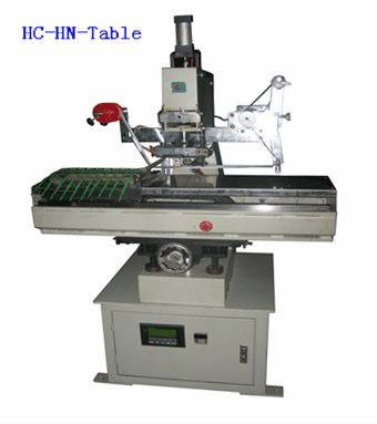 Moving table numerator hot stamp machine